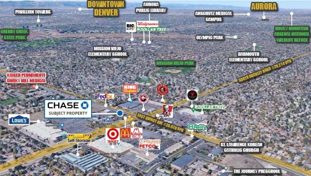 More Photos Of 16750 E Quincy Ave, Aurora Bank For Lease