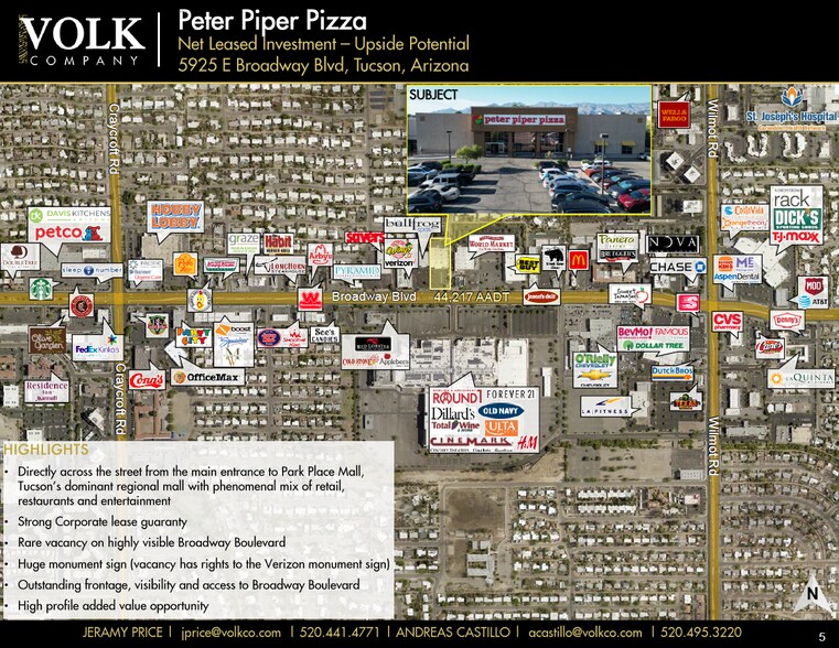 More Photos Of 5925 E Broadway Blvd, Tucson Freestanding For Sale