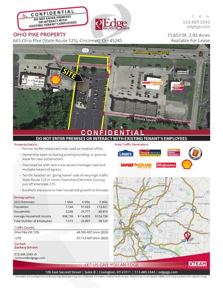 More Photos Of 665 Ohio Pike, Cincinnati General Retail For Sale