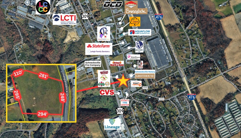 Primary Photo Of 3952 Independence Dr, Schnecksville Land For Sale