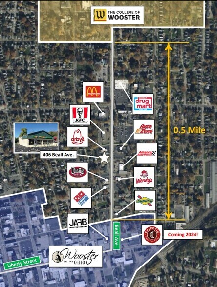 More Photos Of 406 Beall Ave, Wooster General Retail For Lease