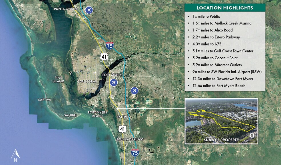 More Photos Of Tamiami Trl @ Mullock Creek, Fort Myers Land For Sale