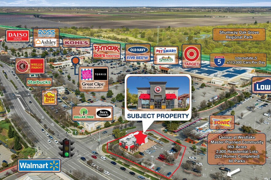 More Photos Of 10370 Trinity Pky, Stockton Fast Food For Sale