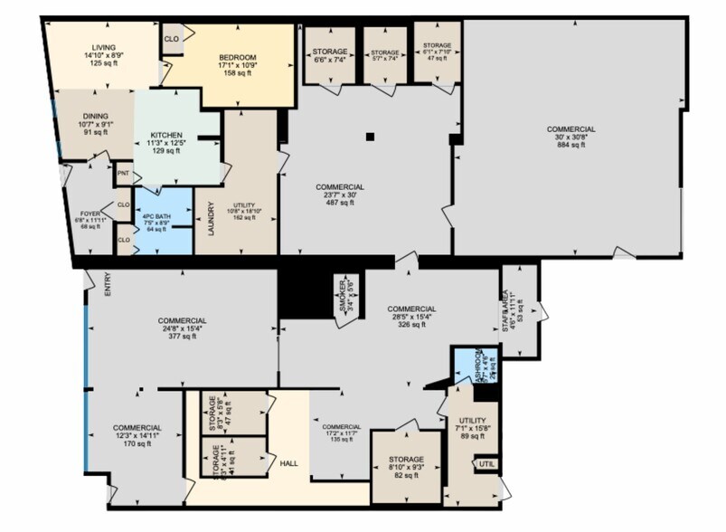 More Photos Of 9306-9310 111 Av NW, Edmonton Storefront For Sale