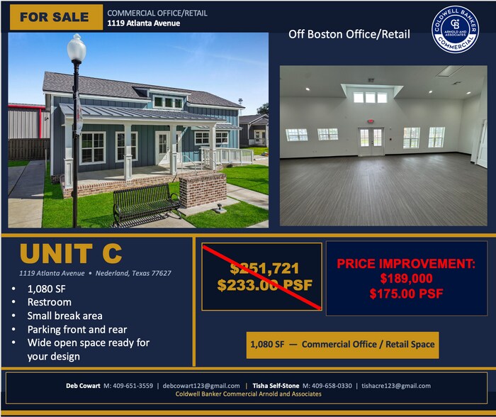 More Photos Of 1119 Atlanta Ave, Nederland Office For Sale