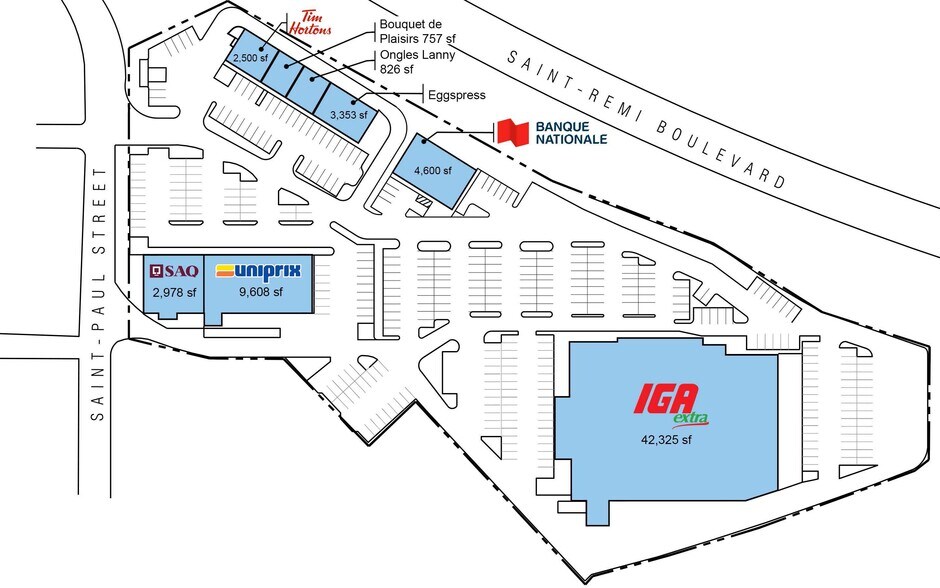 More Photos Of 750-770 St Saint-Paul, Saint-remi General Retail For Lease