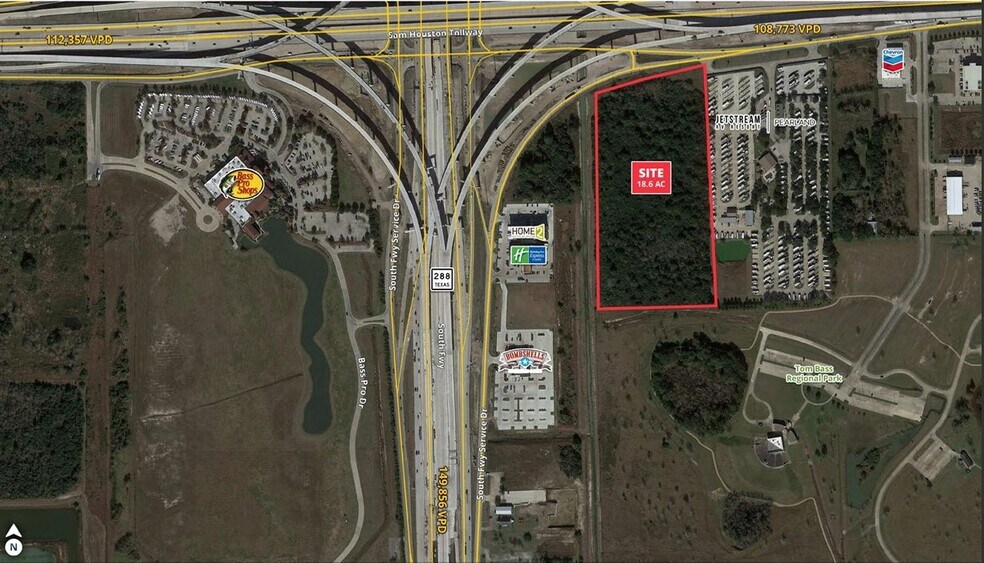 More Photos Of Beltway 8 & SH 288, Pearland Land For Sale