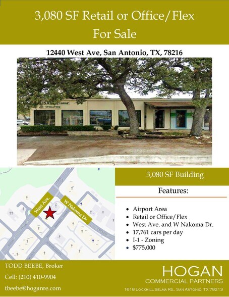 Primary Photo Of 12440 West Ave, San Antonio General Retail For Sale