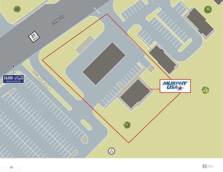 More Photos Of 2001 E Hwy 21, Bryan Storefront For Sale