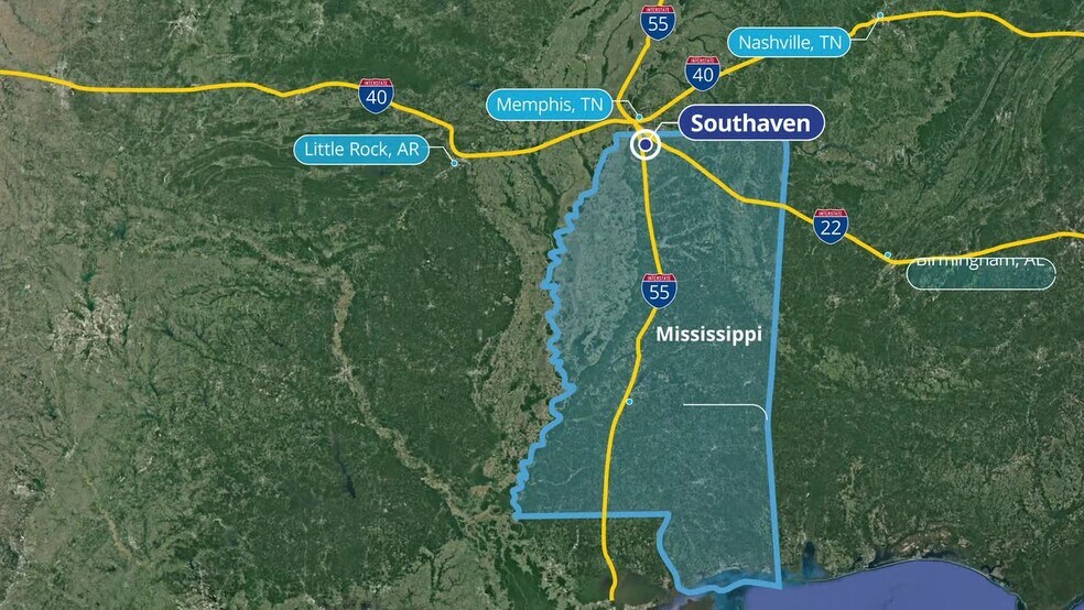 Primary Photo Of I-55 @ Goodman Rd, Southaven Land For Sale