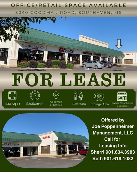 More Photos Of 3024-3046 E Goodman Rd, Southaven Unknown For Lease
