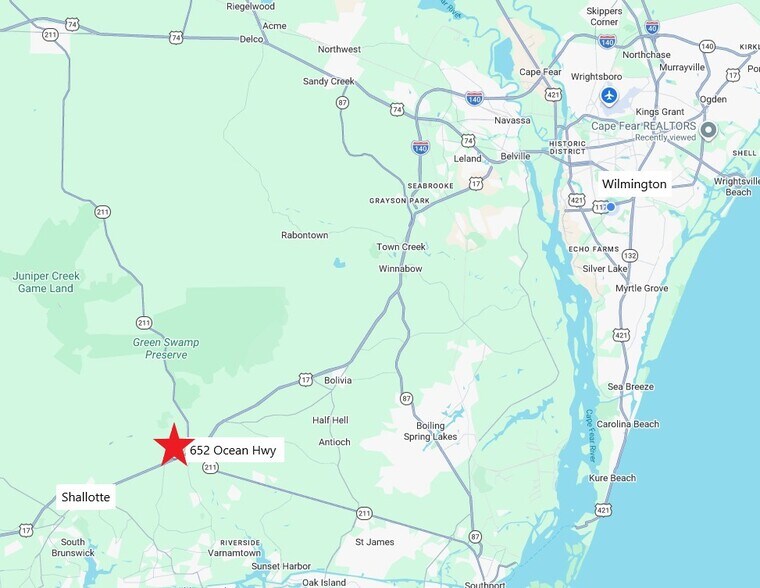 More Photos Of 652 Ocean Hwy W, Supply Land For Sale