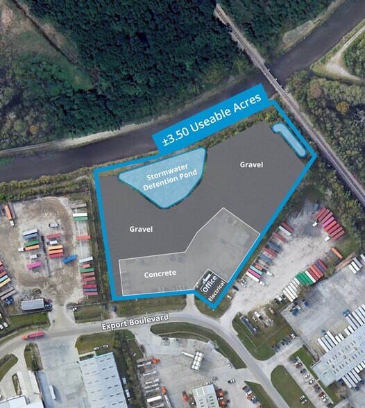 More Photos Of 5530 Export Blvd, Savannah Land For Lease