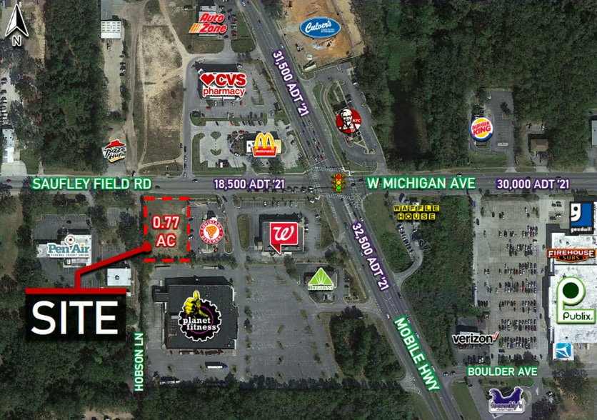 More Photos Of 4515 Saufley Field Rd, Pensacola Land For Sale