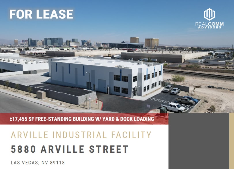 Primary Photo Of 5880 Arville Street St, Las Vegas Warehouse For Lease