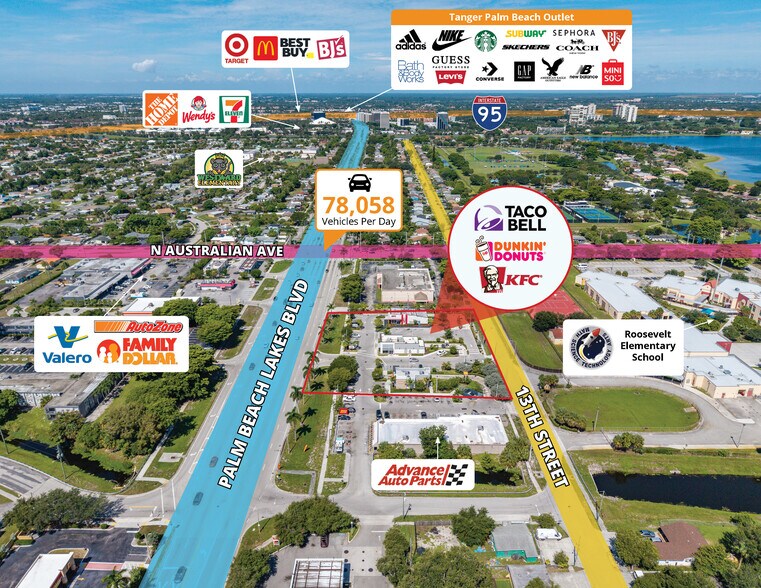 More Photos Of 1225 Palm Beach Lakes Blvd, West Palm Beach Fast Food For Sale