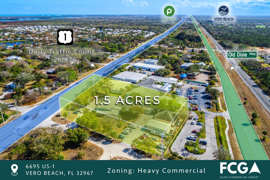 Primary Photo Of 6695 US 1, Vero Beach Auto Repair For Sale