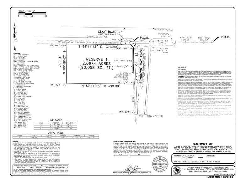 More Photos Of Clay Rd, Katy Land For Sale