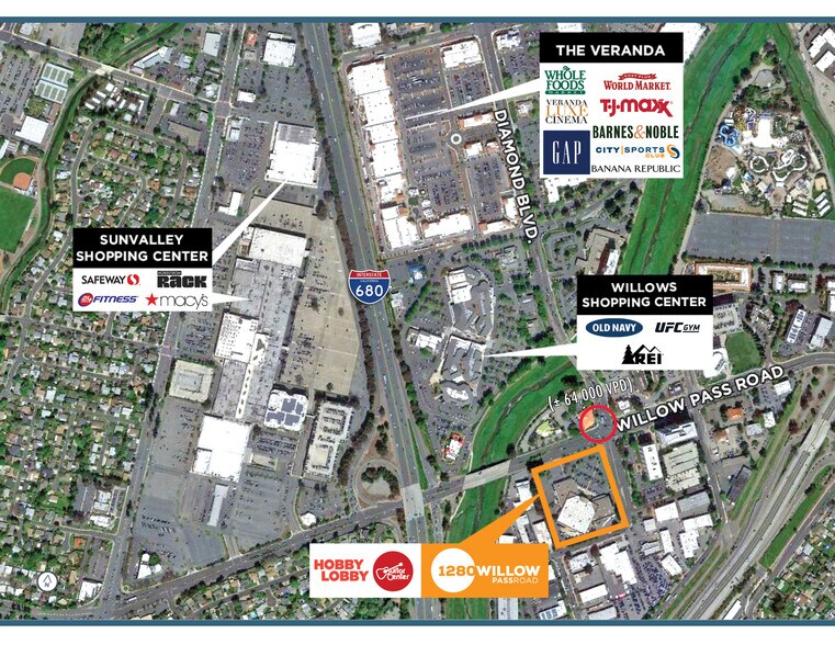 More Photos Of 1280 Willow Pass Rd, Concord Freestanding For Sale