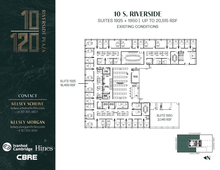 More Photos Of 10 S Riverside Plz, Chicago Office For Lease