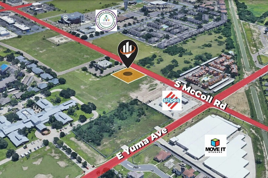 Primary Photo Of 2431 S McColl Rd, McAllen Land For Sale