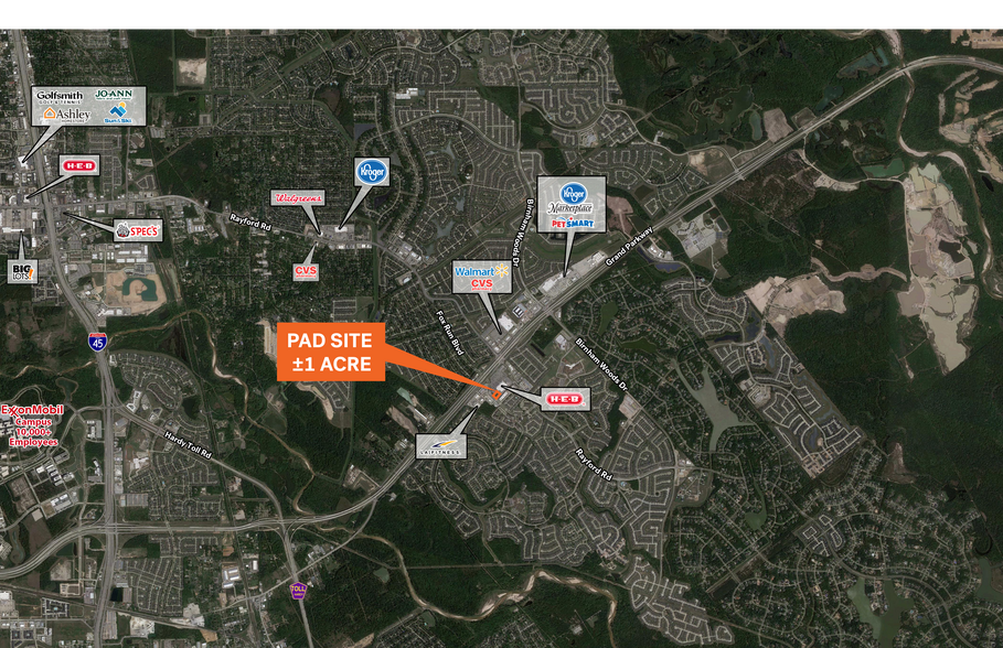 More Photos Of 3540 Rayford Rd, Spring Land For Lease