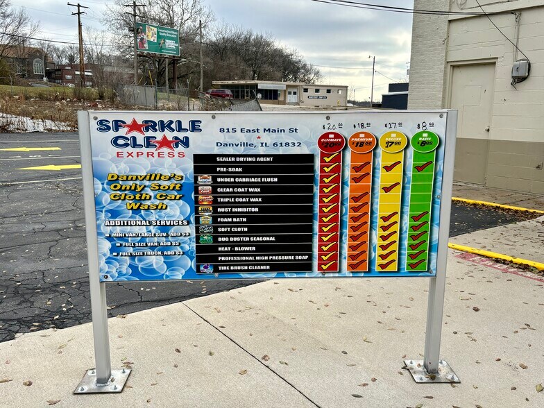 815 E Main St, Danville, IL 61832 Carwash For Sale