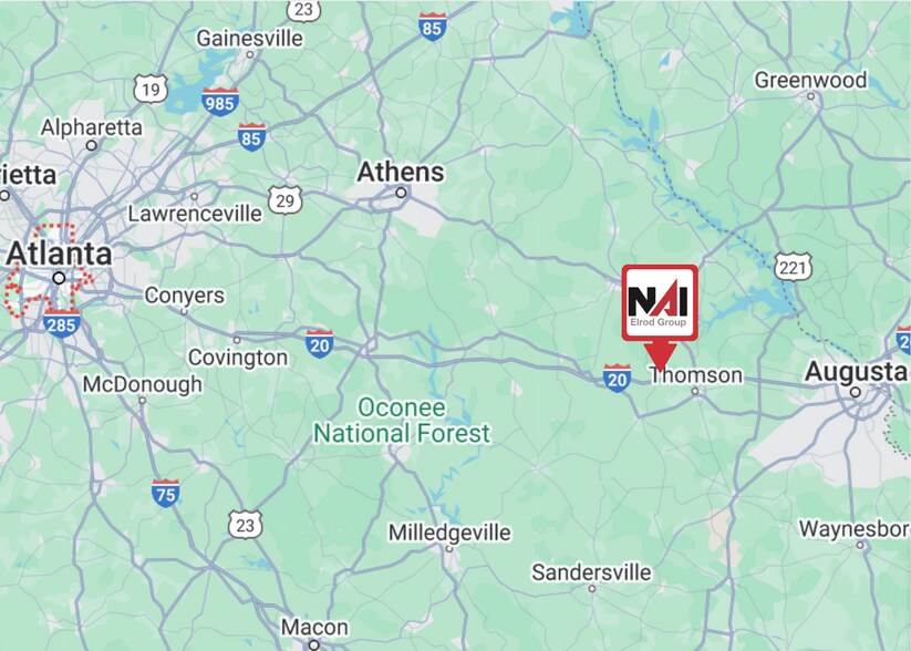 Primary Photo Of 00 Three Points Road, Thomson Land For Sale