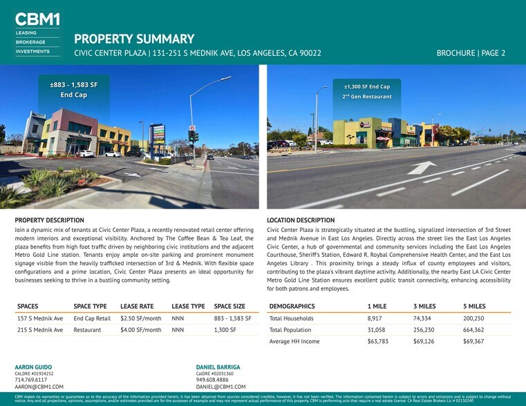 More Photos Of 131-251 S Mednik Ave, Los Angeles Unknown For Sale