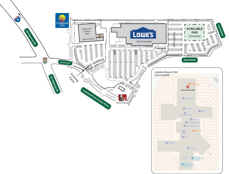 More Photos Of 3606 US Highway 98, Lakeland Land For Lease