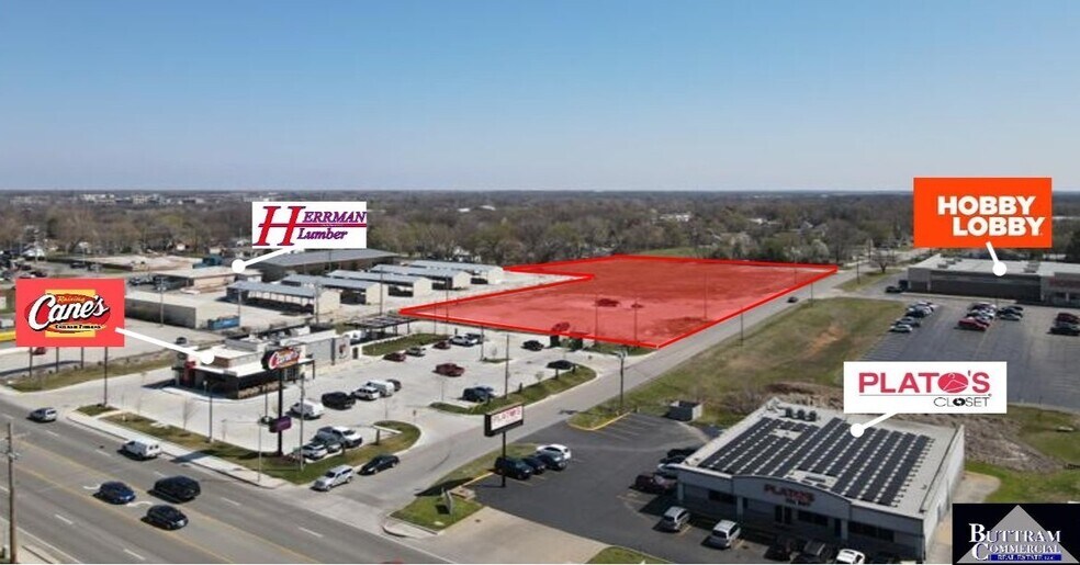 Primary Photo Of 1229 S Range Line Rd, Joplin Land For Sale