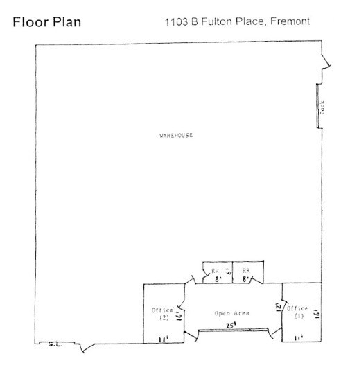 More Photos Of 1103 Fulton Pl, Fremont Manufacturing For Lease