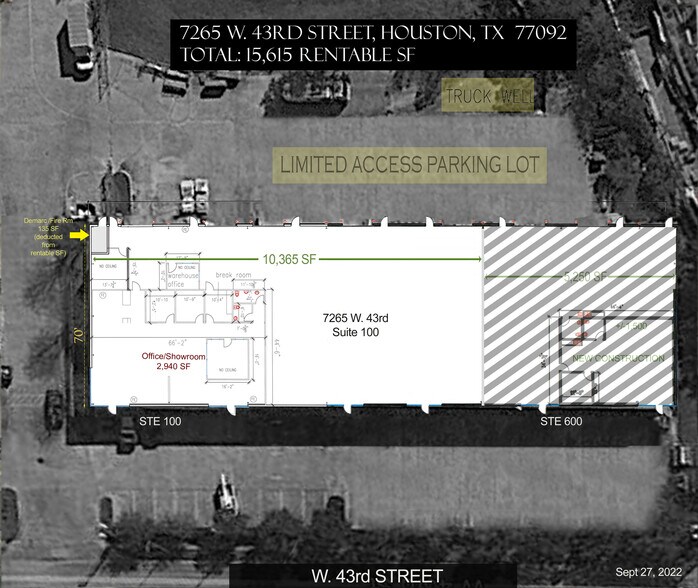 More Photos Of 7265 W 43rd St, Houston Warehouse For Lease