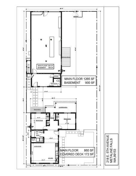More Photos Of 218 5th Ave, Metaline Falls Storefront Retail Residential For Sale