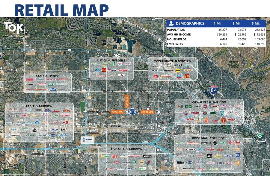 More Photos Of 10206-10548 W Fairview Ave, Boise General Retail For Sale