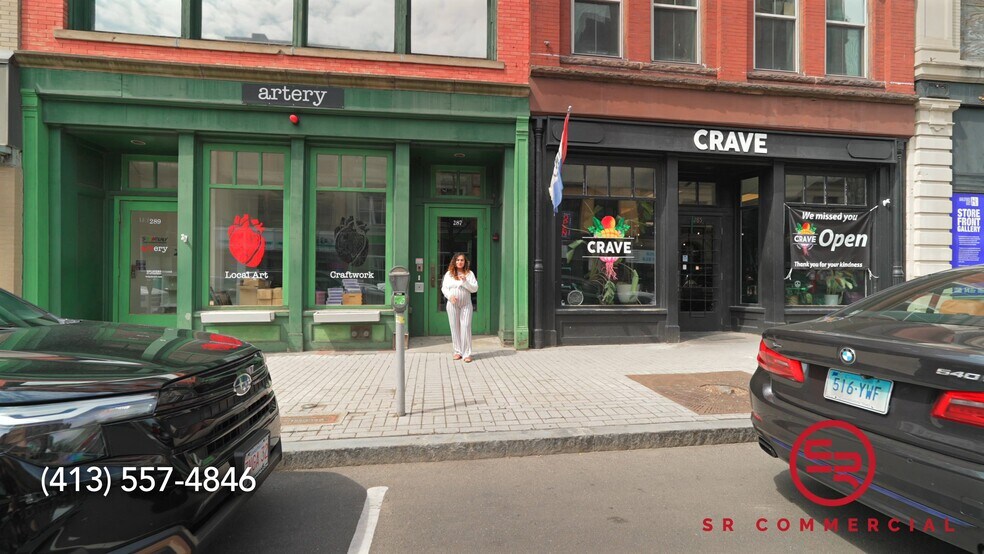 Primary Photo Of 287-289 High St, Holyoke Storefront For Lease