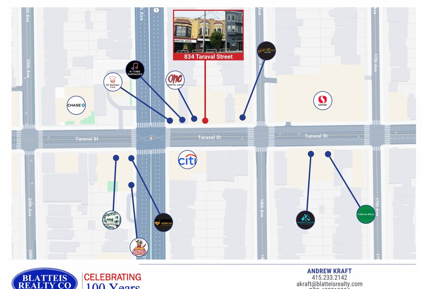 More Photos Of 834 Taraval St, San Francisco Storefront Retail Office For Lease