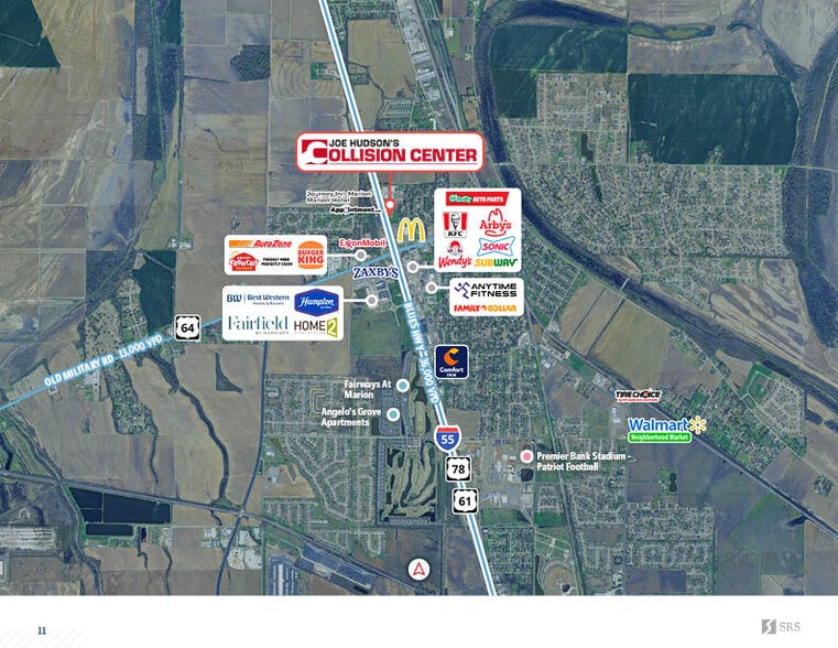 More Photos Of 3688 Interstate 55, Marion Freestanding For Sale