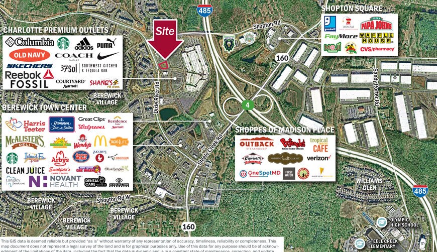 More Photos Of Dixie River Rd & Style Ln, Charlotte Land For Lease