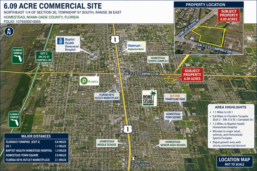 Primary Photo Of S Canal Dr @ SE 18th Ave., Homestead Land For Sale