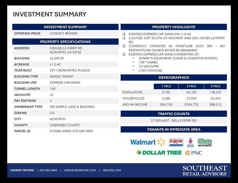 More Photos Of 6390 Bells Ferry Rd, Woodstock Carwash For Sale