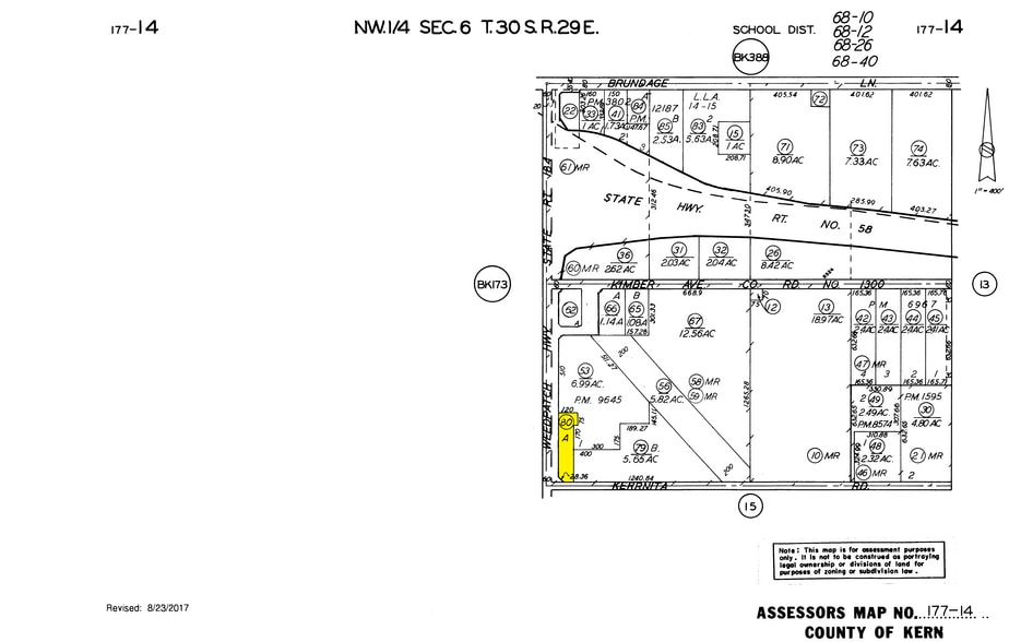 More Photos Of NEC Hwy 184 @ Kerrnita Rd, Bakersfield Land For Sale