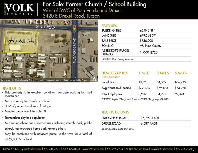 More Photos Of 3420 E Drexel Rd, Tucson Religious Facility For Sale