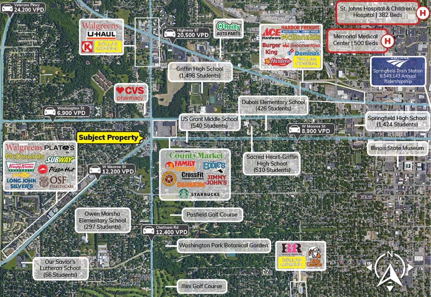 More Photos Of 2003 W Monroe St, Springfield Fast Food For Sale