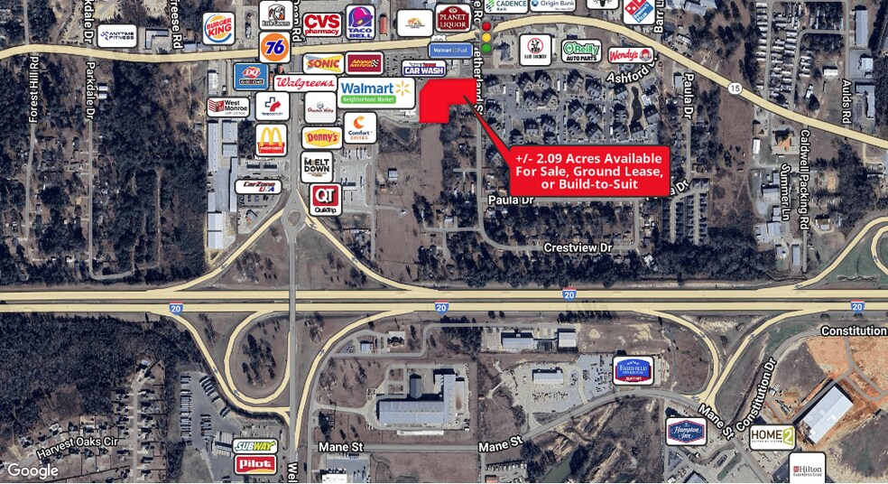 More Photos Of 5243 Cypress St, West Monroe Land For Lease