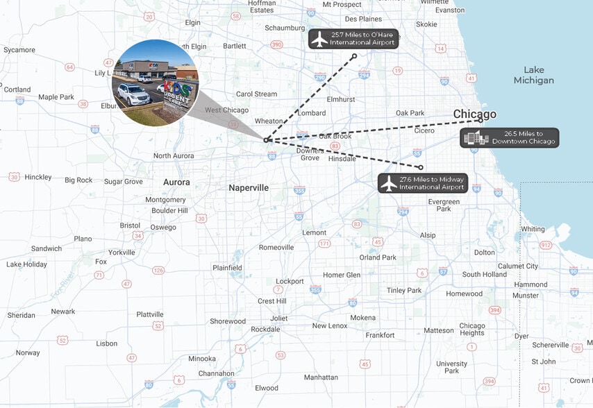More Photos Of 290 W Loop Rd, Wheaton Storefront Retail Office For Sale