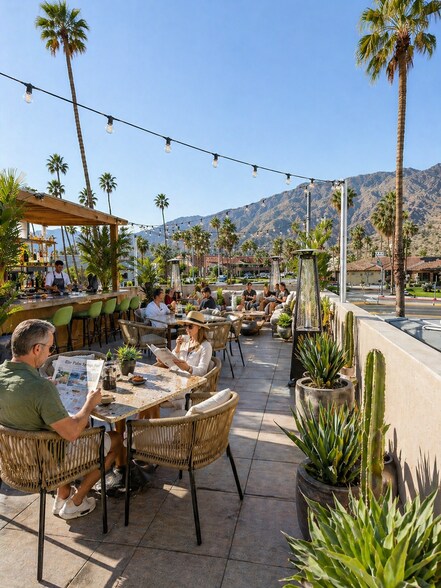 More Photos Of 180 E Palm Canyon Dr, Palm Springs Restaurant For Lease