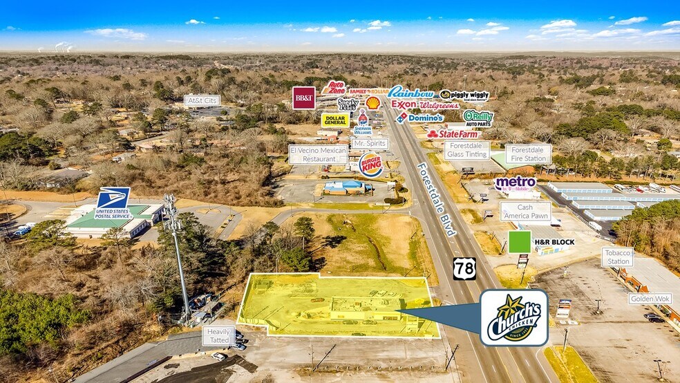 More Photos Of 1428 Forestdale Blvd, Birmingham Fast Food For Sale