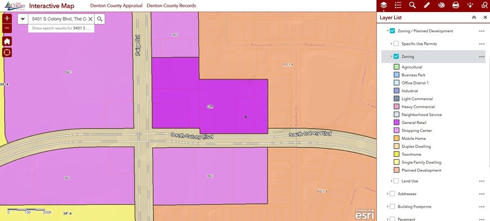 More Photos Of 5401 S Colony Blvd, The Colony Restaurant For Sale