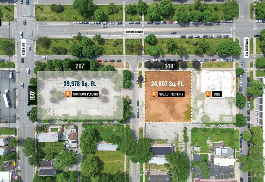 Primary Photo Of 3234 Franklin Boulevard Blvd, Chicago Land For Sale